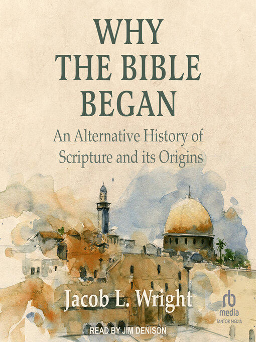 Cover image for Why the Bible Began